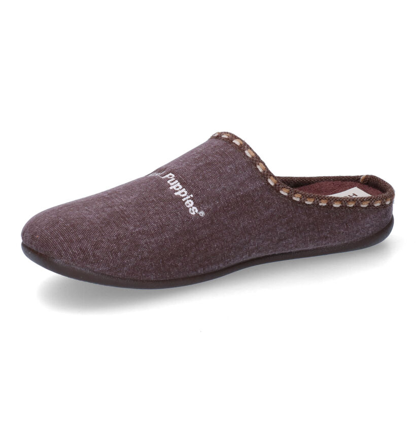 Hush Puppies Dalidi Pantoufles en Marron pour hommes (309219)