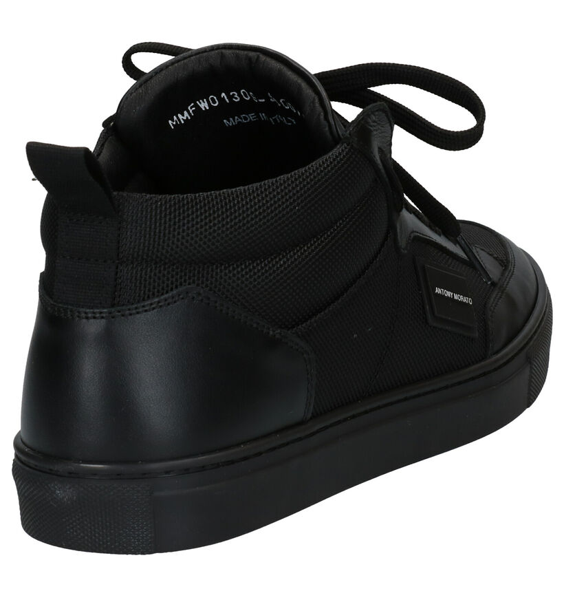 Antony Morato Zwarte Hoge Schoenen in leer (282683)