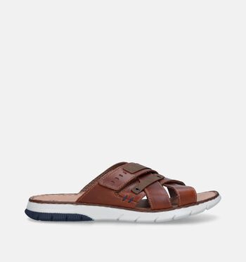 Slippers cognac