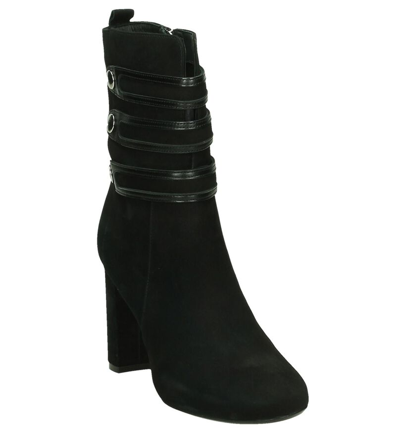 Bronx Bottes basses en Noir en daim (184075)