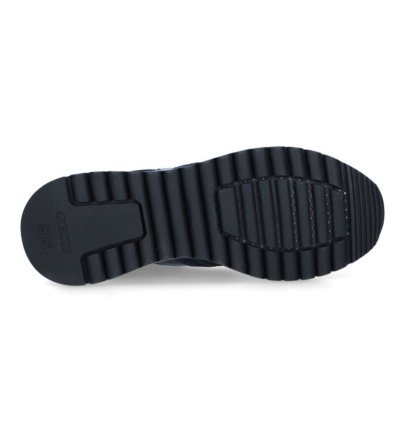 Geox Desya Blauwe Sneakers in nubuck (326651)