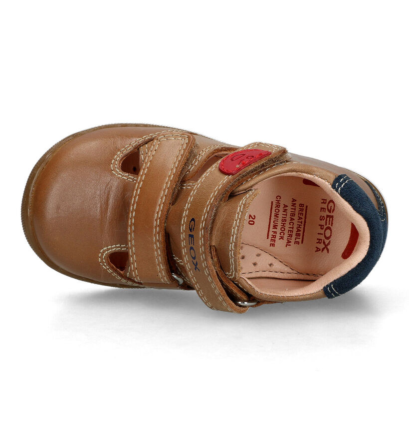 Geox Macchia Cognac Babyschoentjes voor jongens (325551)