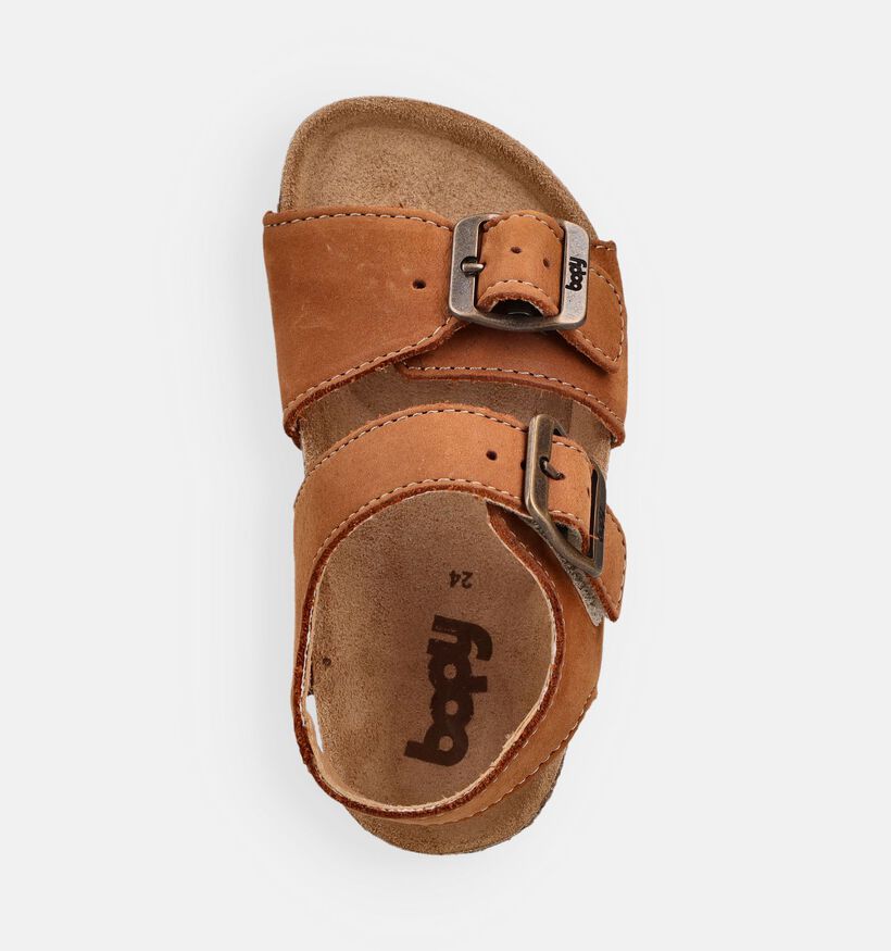Bopy Sandales en Camel pour filles, gar&ccedil;ons (373081)