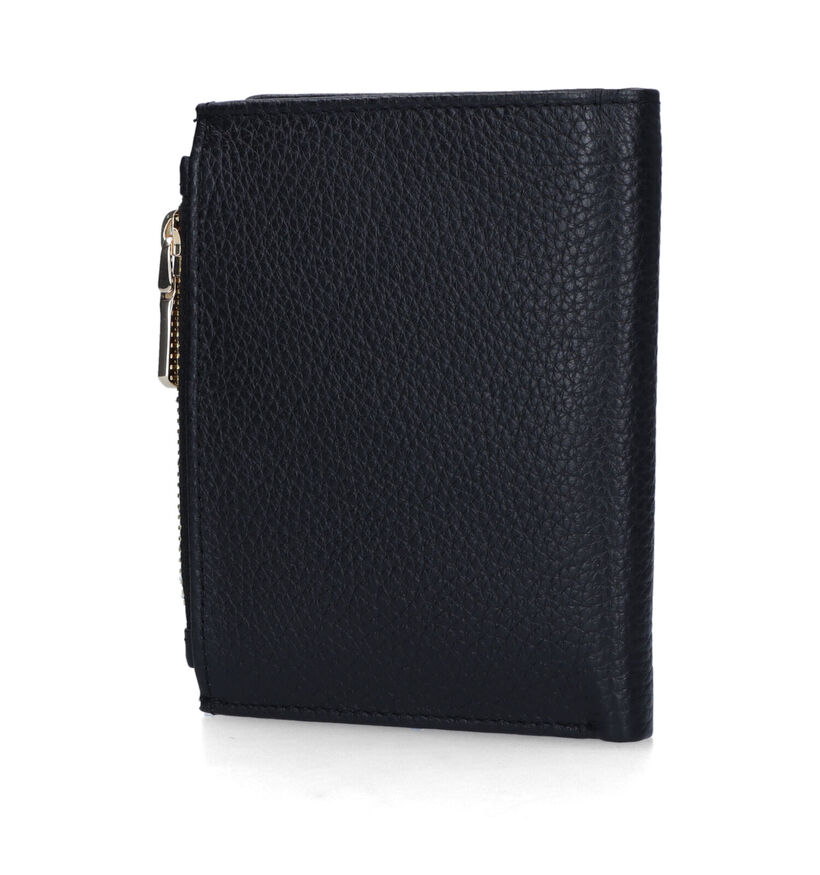 Crinkles Zwarte Ritsportemonnee voor dames (340522)