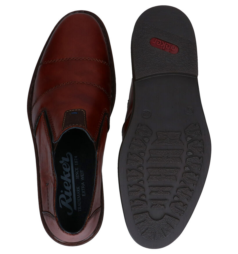 Rieker Chaussures slip-on en Cognac en cuir (277691)