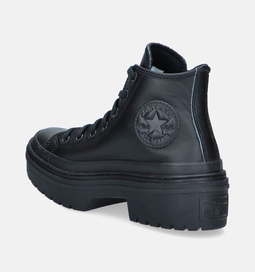 Converse CT All Star Lugged Heel Baskets en Noir pour femmes (343981)