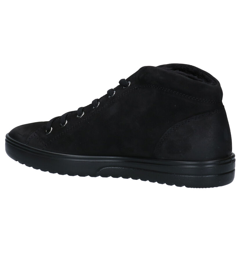 ECCO Fara Zwarte Bottines in nubuck (280882)
