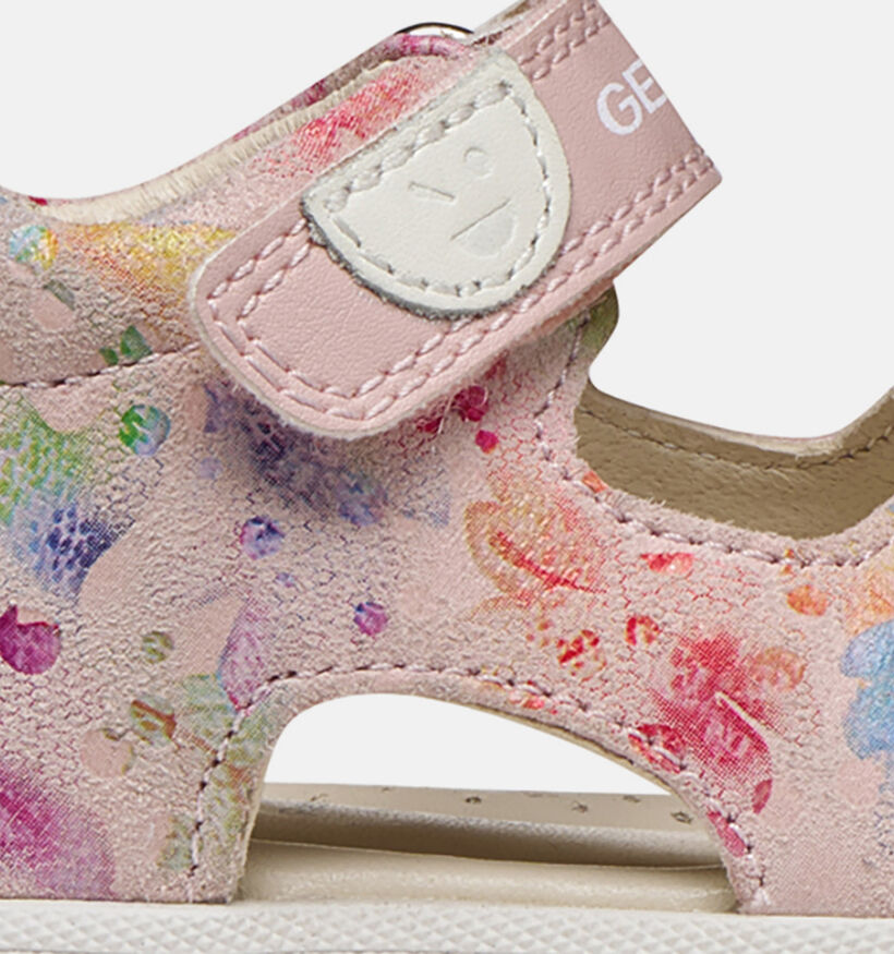 Geox B Sandal Macchia Gir Sandales pour b&eacute;b&eacute; en Rose pour filles (370107)