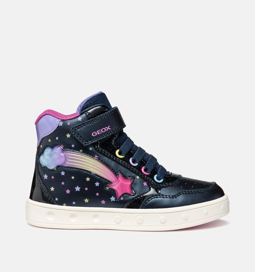 Geox Skylin Donkerblauwe Sneakers voor meisjes (360376) - geschikt voor steunzolen