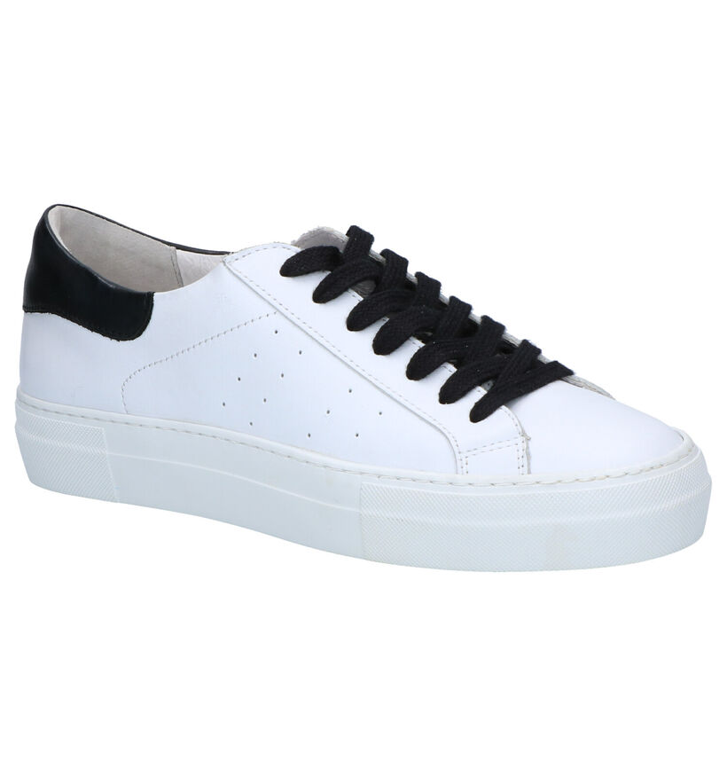 Via Limone Witte Veterschoenen in leer (264965)