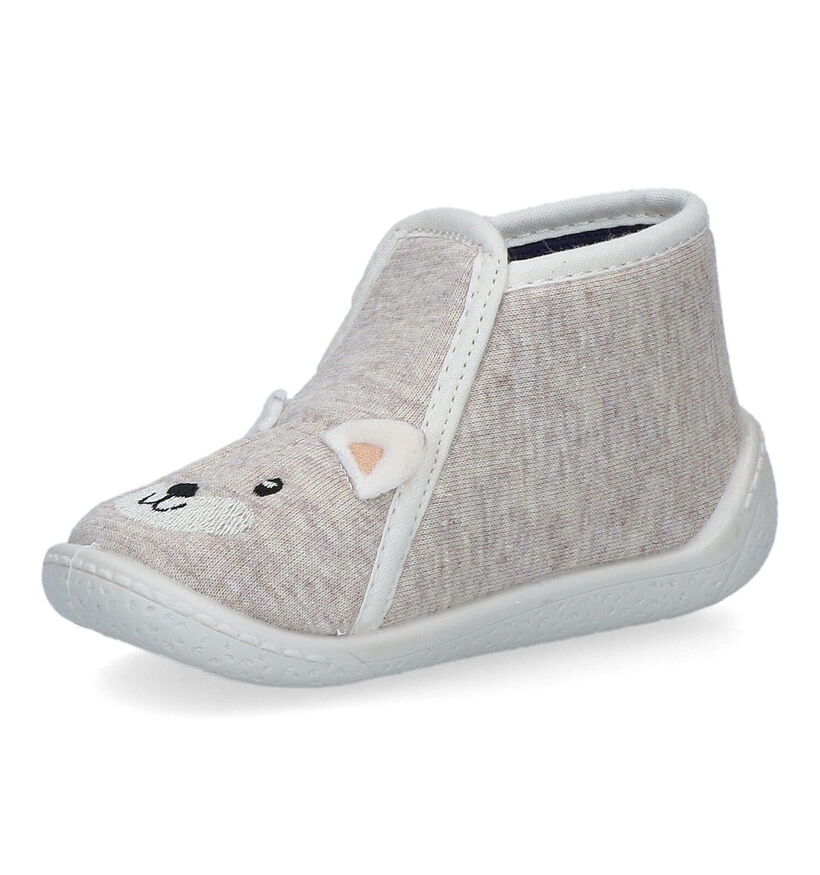 Milo & Mila Beige Pantoffels voor meisjes (325235)