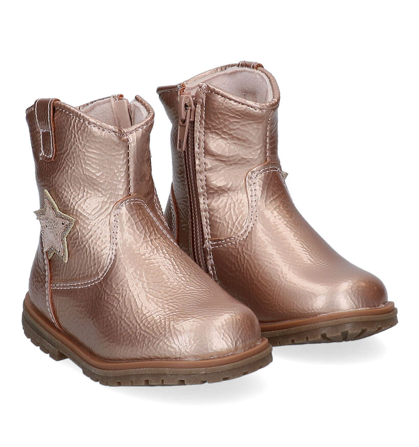 Milo & Mila Boots pour bébé en Or rose pour filles (297196)