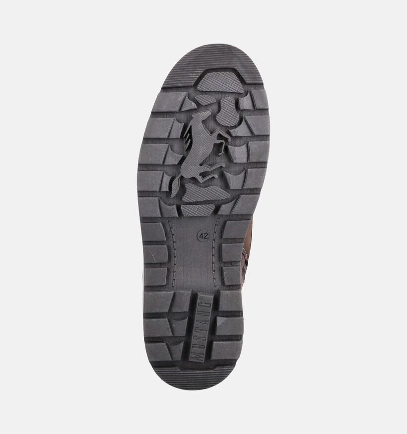 Mustang Donkerbruine Boots met Veters voor heren (378973)