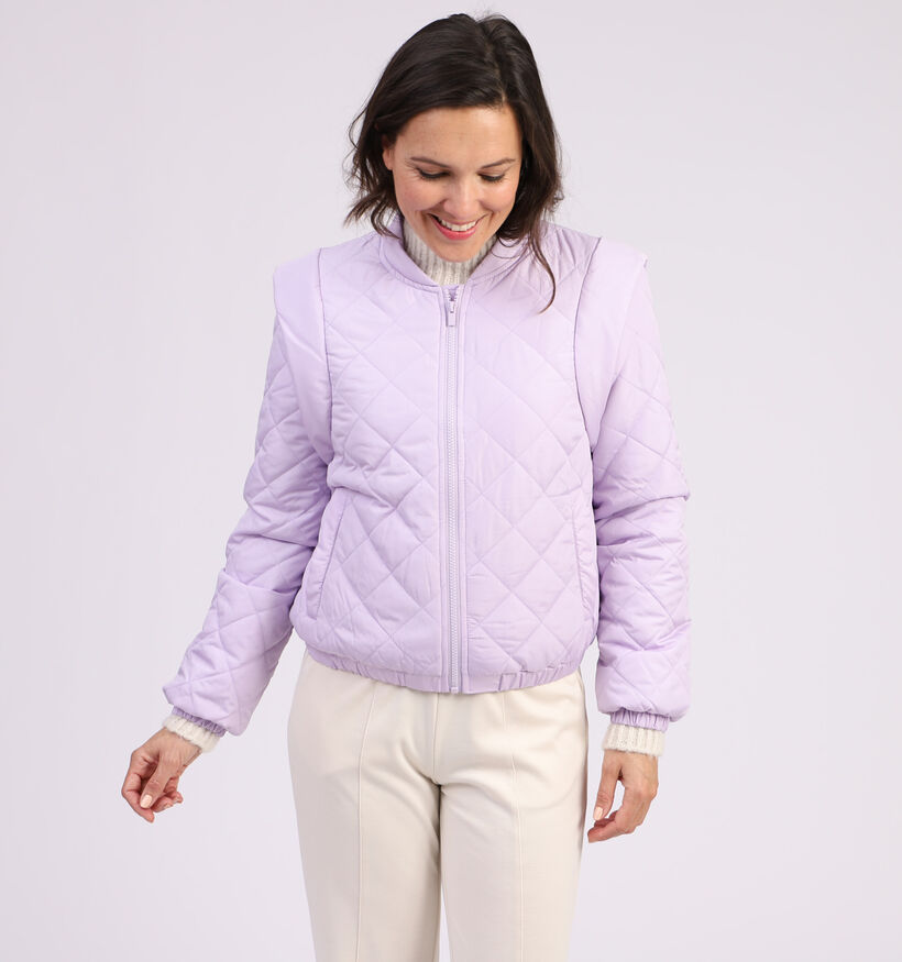 Vila Bomber Jacket en Lila (311672)