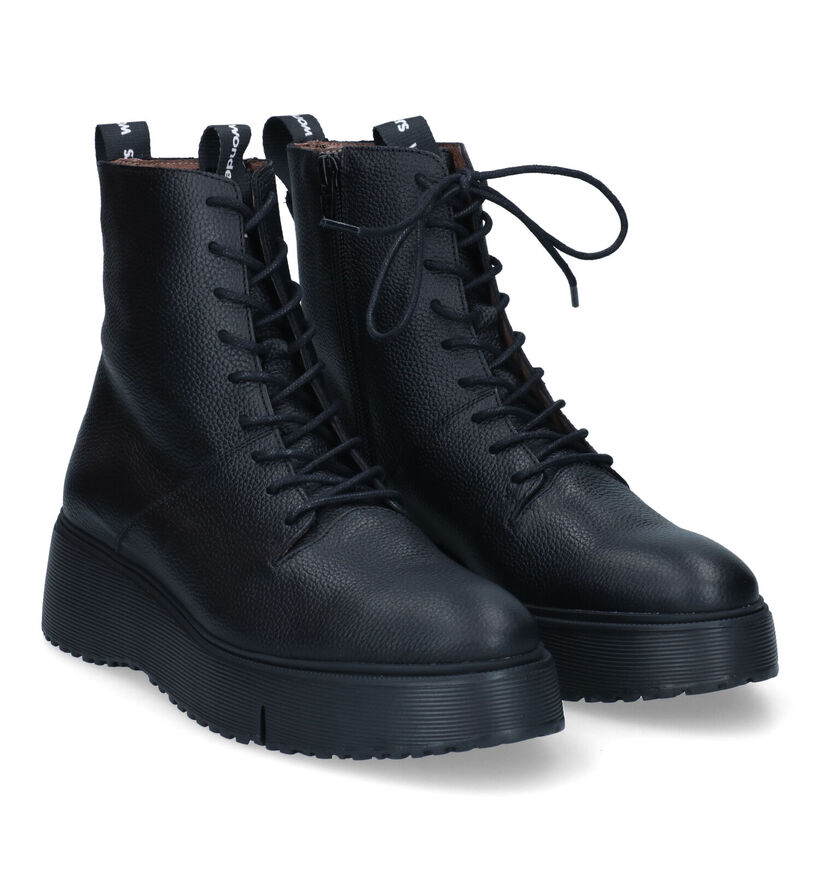 Wonders Boots à lacets en Noir pour femmes (317240)