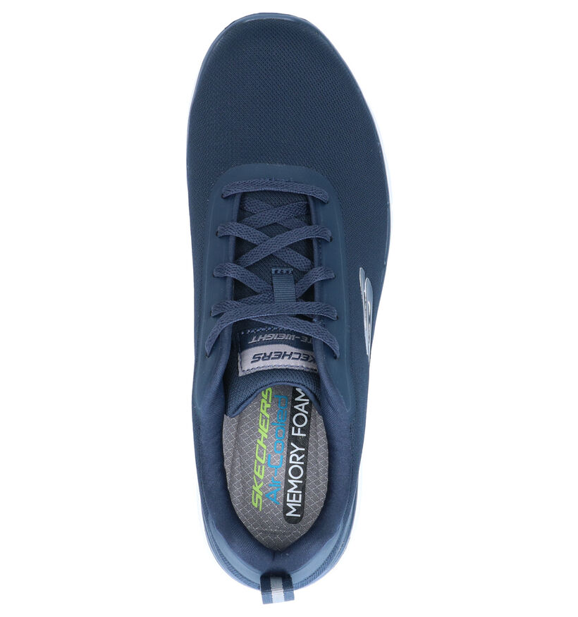 Skechers Flex Advantage Blauwe Sneakers in stof (273296)