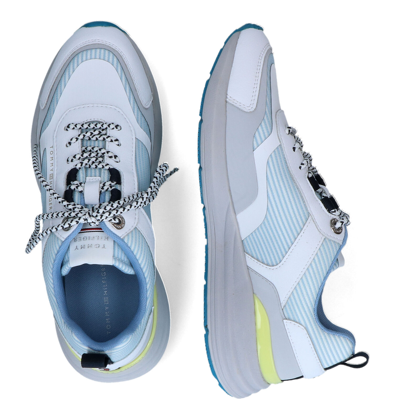 Tommy Hilfiger Feminine Blauwe Sneakers Dames Sneakers Online op TORFS.BE