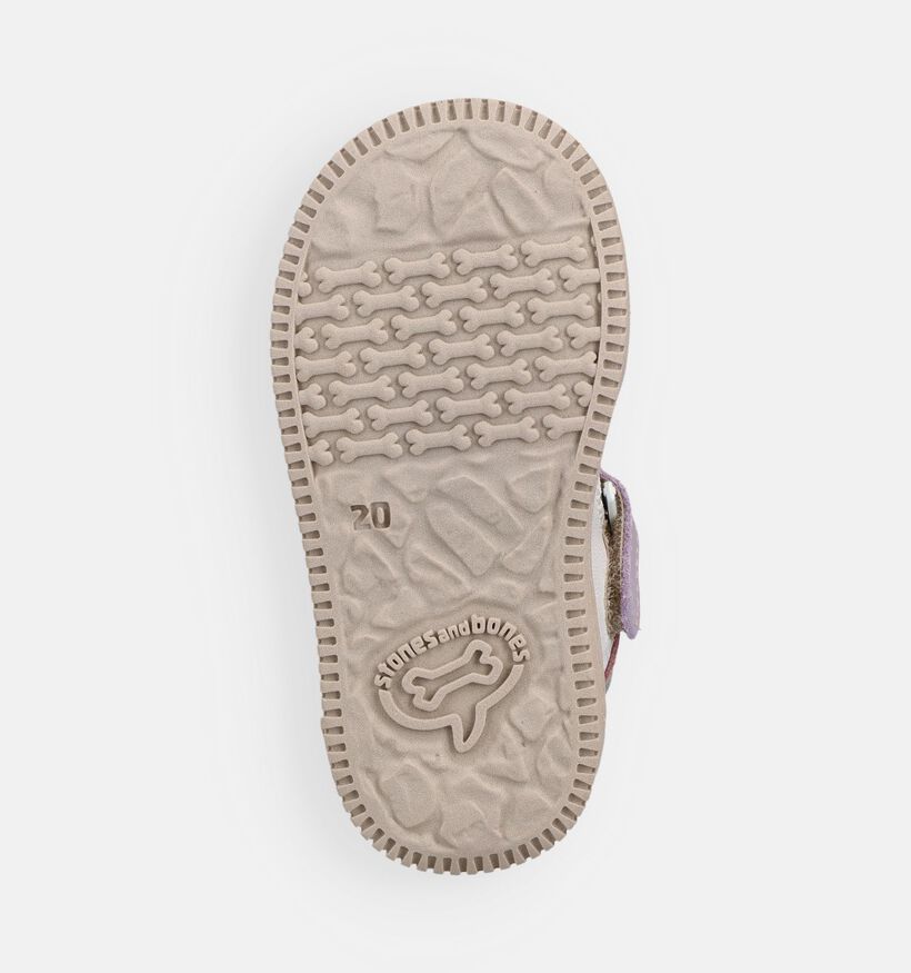 STONES and BONES Naty Witte/Pastel Sneakers voor meisjes (369616)