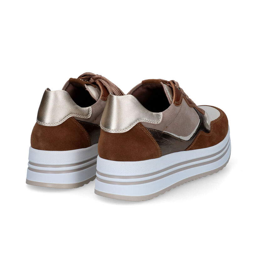 NeroGiardini Baskets casual en Cognac pour femmes (314536) - pour semelles orthopédiques