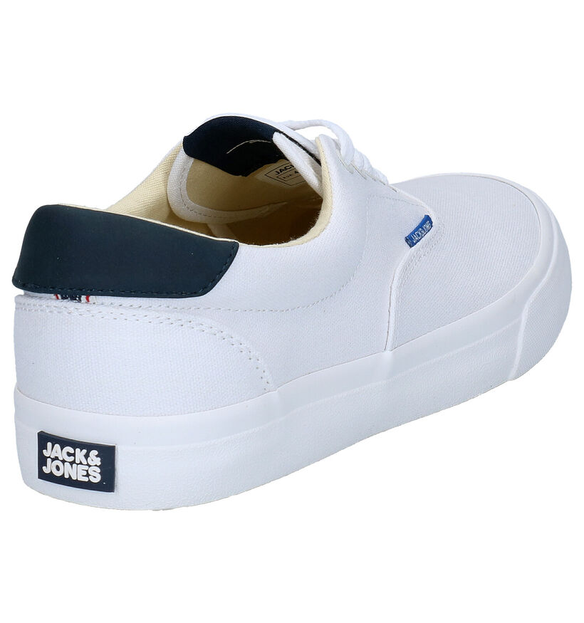 Jack & Jones Mork Canvas Chaussures à lacets en Blanc en textile (269163)