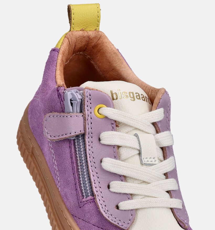 Bisgaard Baskets en Lilas pour filles (370787) - pour semelles orthop&eacute;diques