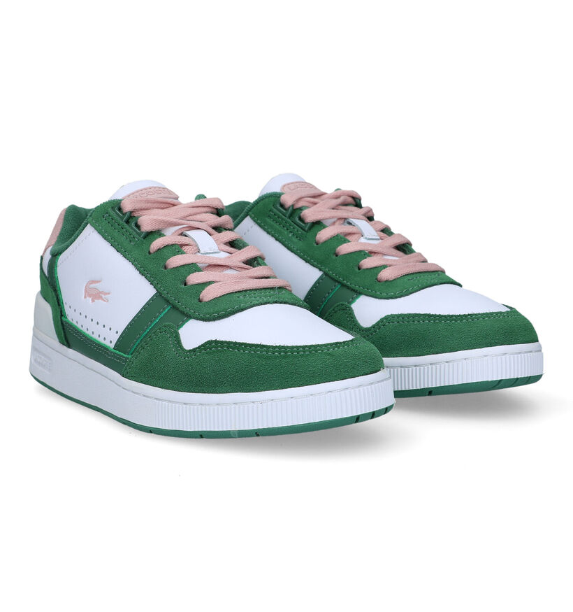 Lacoste T-Clip Baskets en Vert pour femmes (322614)