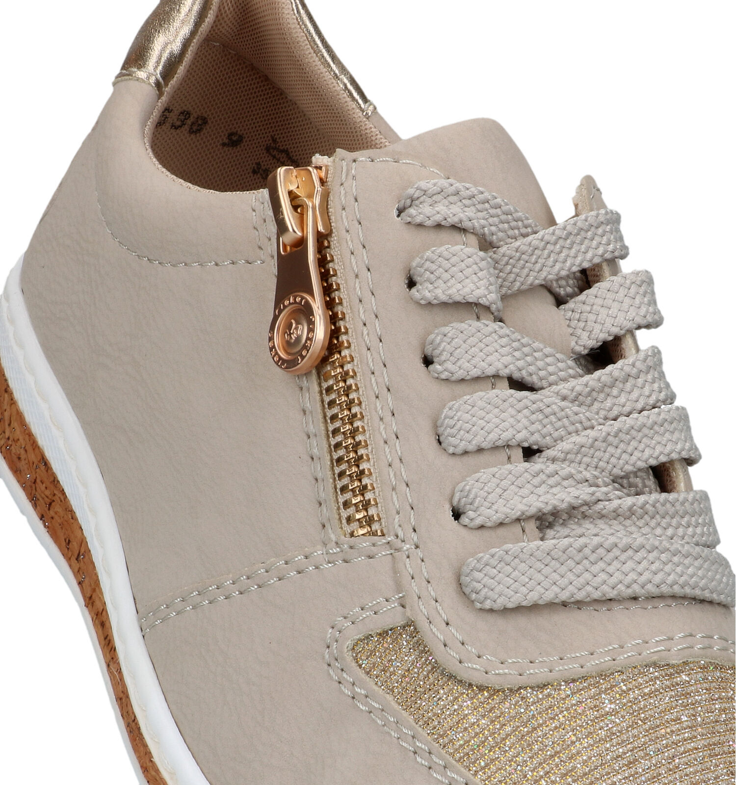 Rieker Taupe Sneakers Dames Sneakers Online op TORFS.BE