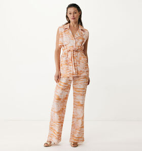 Mexx Oranje Geklede Broek voor dames (358573)