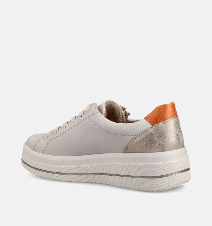 Remonte Chaussures confort en Ecru pour femmes (367740) - pour semelles orthop&eacute;diques