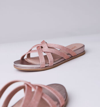 Jana Slippers Rose gold