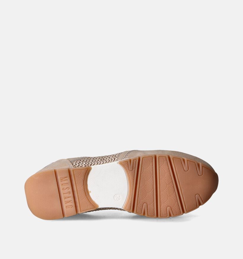 Mustang Baskets casual en Marron pour femmes (351255)