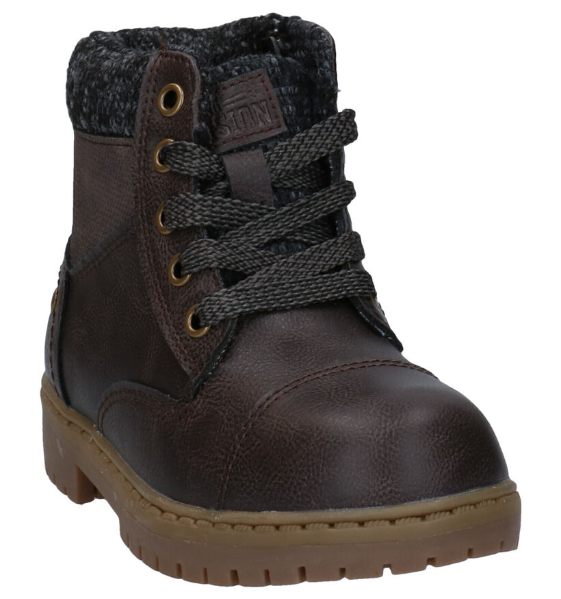 Sprox Bottines en Brun foncé en simili cuir (291373)