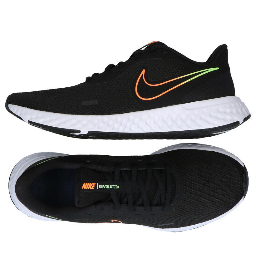 Nike Revolution 5 Grijze Sneakers in kunststof (290988)