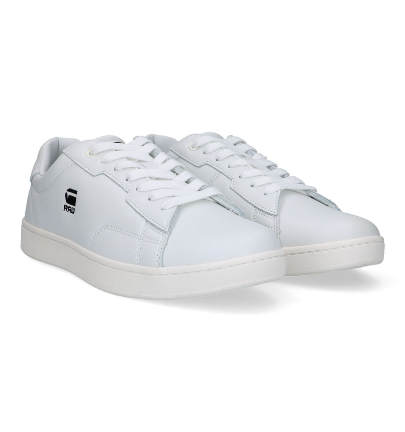 G-Star Cadet Lea Chaussures à lacets en Blanc pour hommes (320073) - pour semelles orthopédiques
