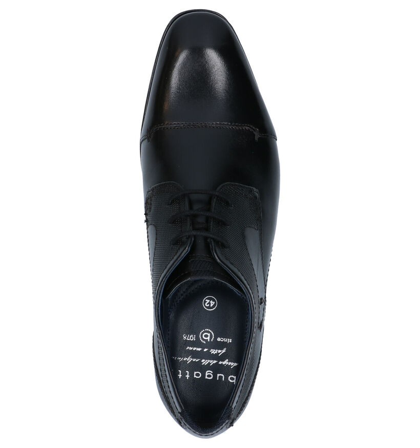 Bugatti Chaussures habillées en Noir en cuir (271432)