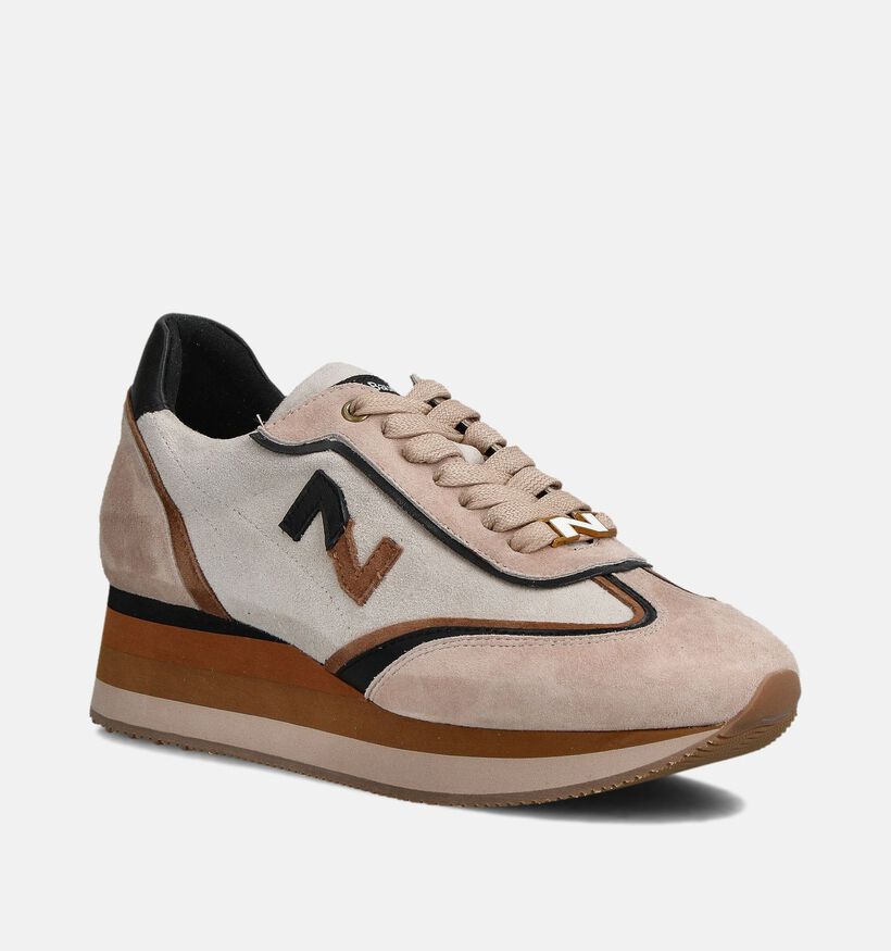 Nathan-Baume Porcelana Baskets habillées en Marron pour femmes (363617) - pour semelles orthopédiques