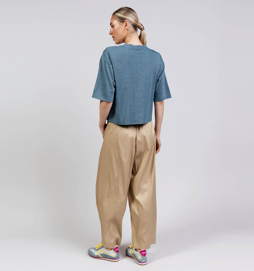 Vila Luxi Oversized Turquoise T-shirt voor dames (369464)