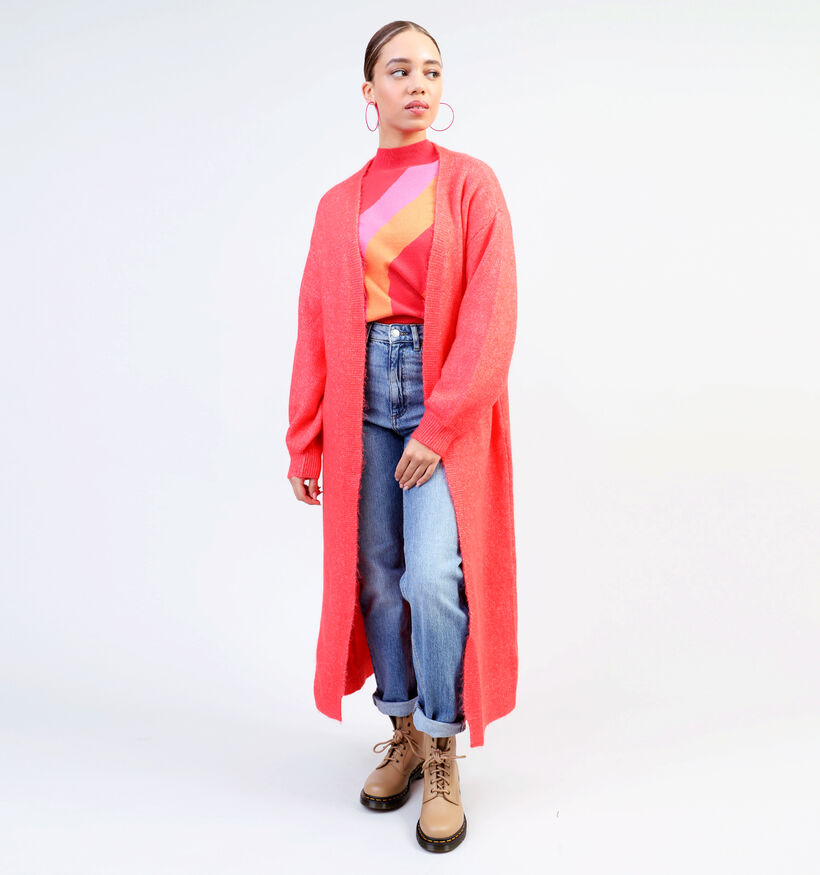 Vero Moda Philine Open Long Cardigan en Bleu pour femmes (335349)