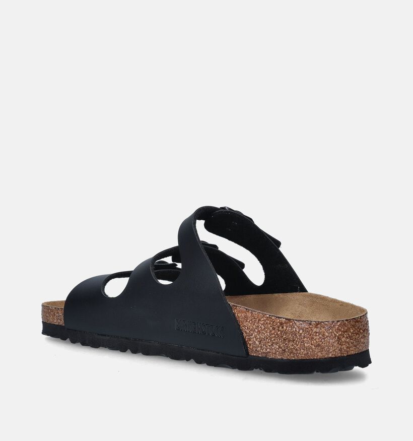 Birkenstock Florida Soft Nu-pieds en Noir pour femmes (350914)