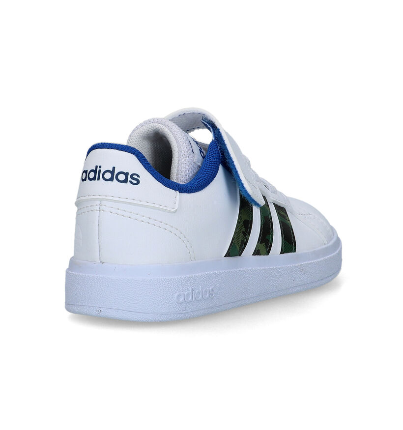 adidas Grand Court 2.0 EL Witte Sneakers voor jongens, meisjes (324107)