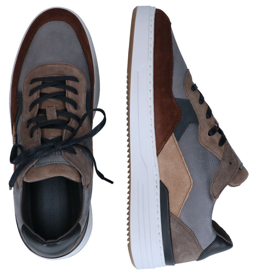 Cycleur de Luxe Clincher Chaussures à lacets Multicolore en cuir (298979)