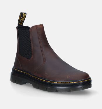 Dr. Martens Boots Zwart/Gaucho Crazy Horse/Bruin/Grijs