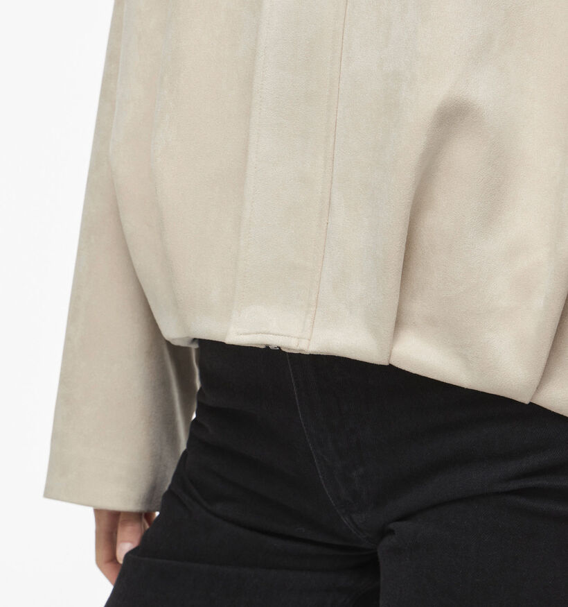 Vila Viral Manteau court en Beige pour femmes (377696)