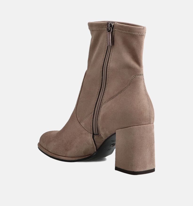 Tamaris Bottines à talons en Taupe pour femmes (362731)
