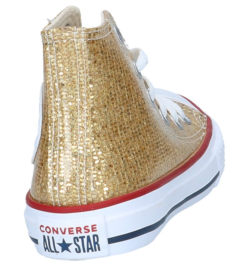 Chuck Taylor All Star Baskets hautes en Rose en simili cuir (286163)