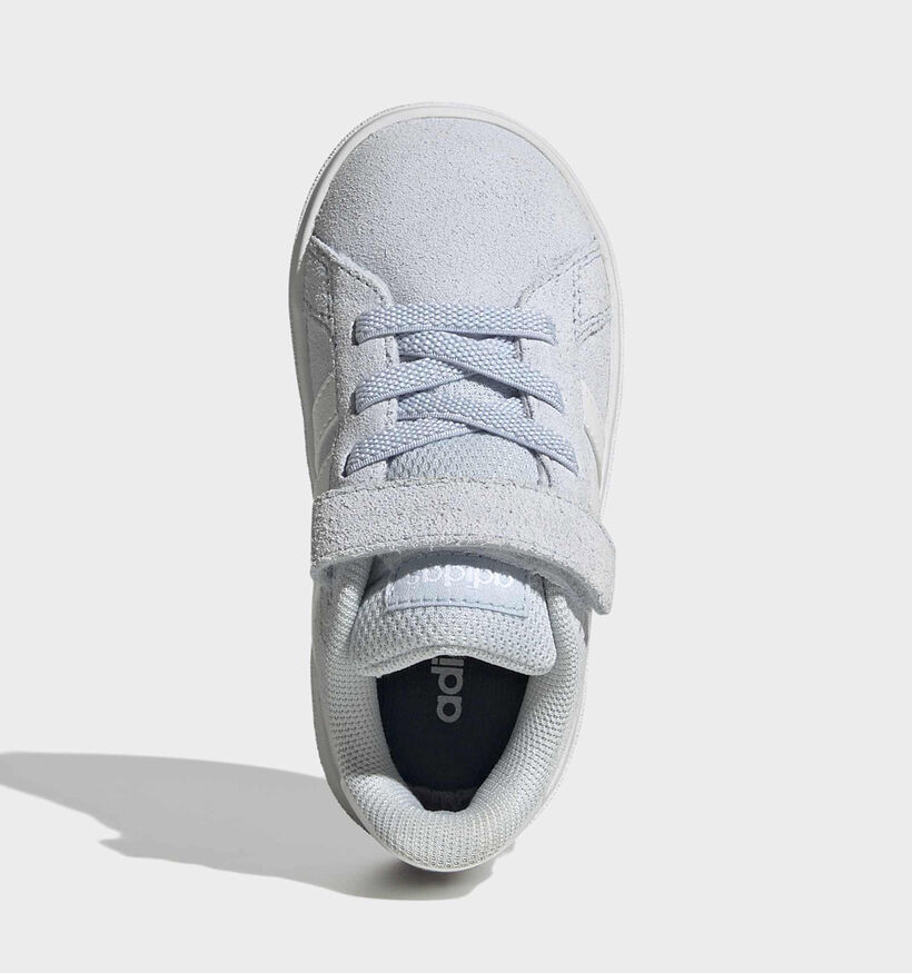 adidas Grand Court 00s Lichtblauwe Sneakers voor meisjes (366768)