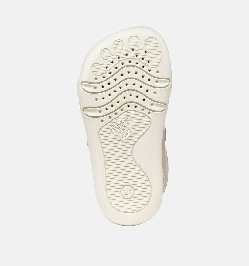 Geox Baskets pour b&eacute;b&eacute; en Rose pour filles (368443)