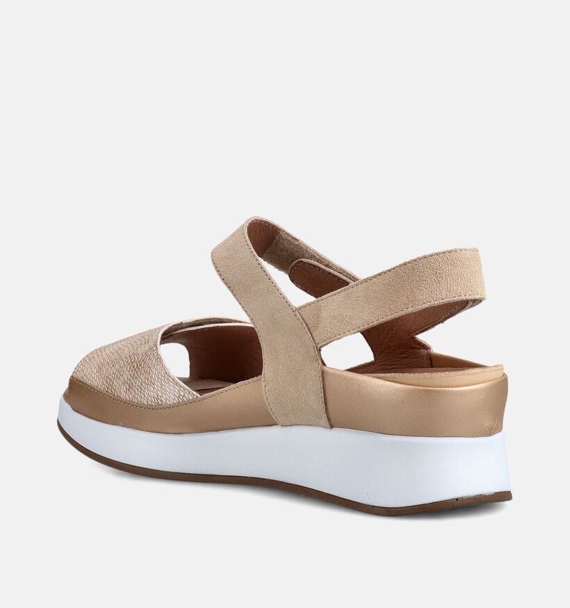 Piesanto Beige Sandalen voor Steunzolen voor dames (373793) - geschikt voor steunzolen