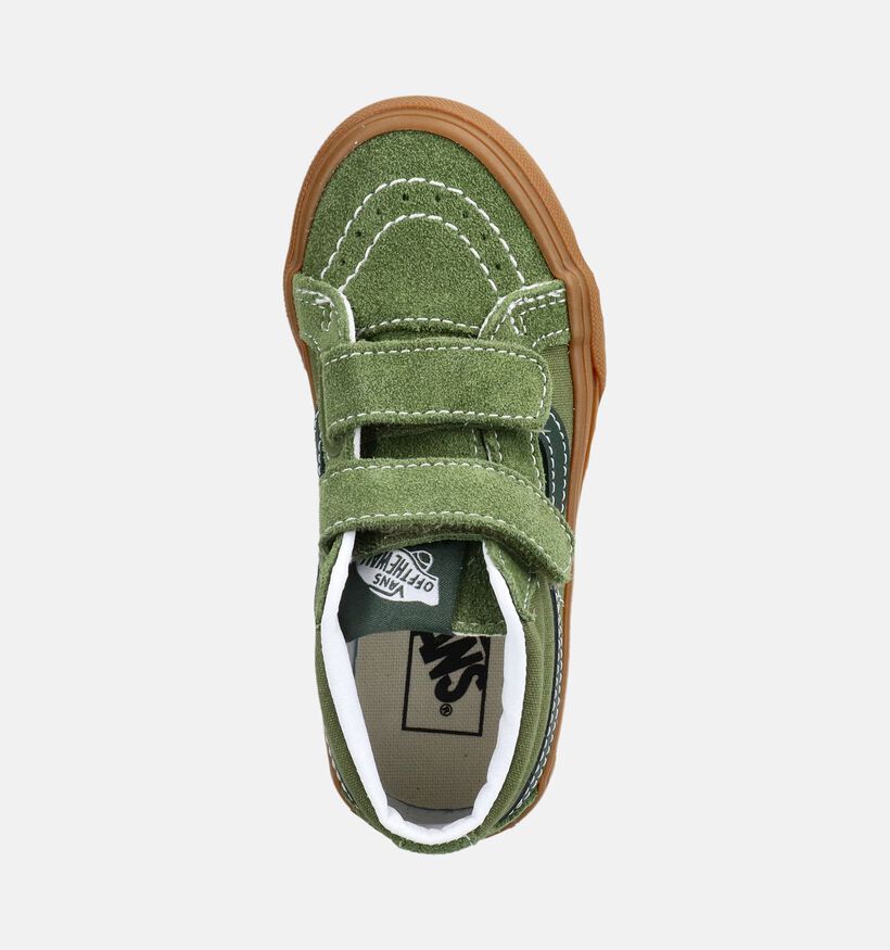 Vans SK8 Mid Reissue Mid Groene Sneakers voor jongens, meisjes (376417)