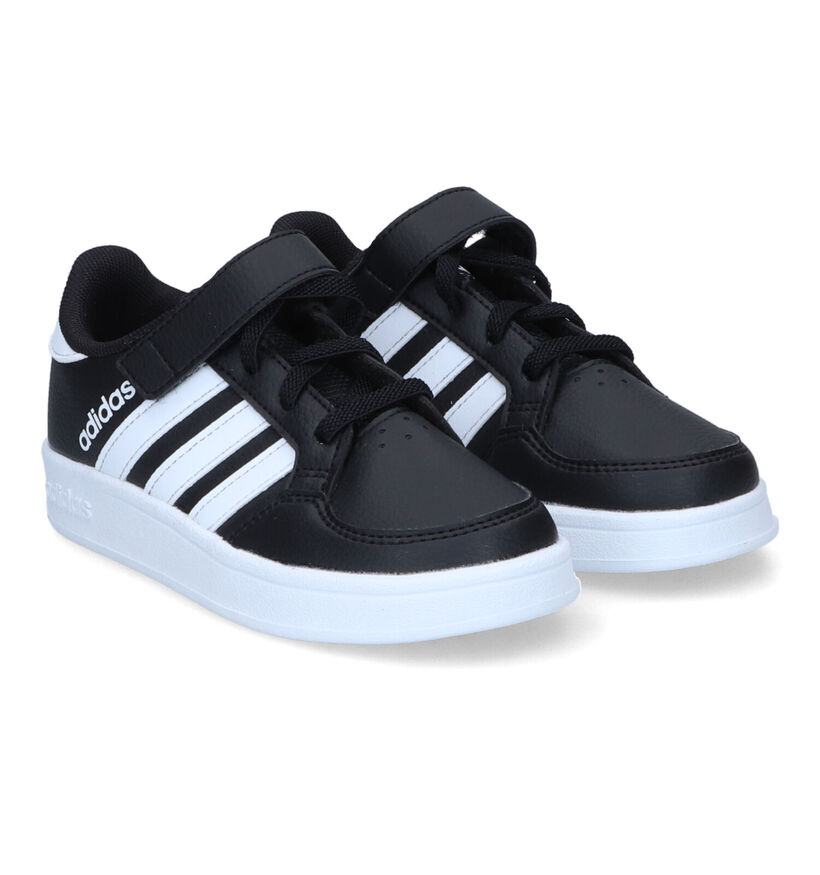 adidas Breaknet C Zwarte Sneakers voor jongens, meisjes (314990)